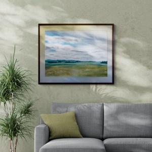 Akvarellmaal - Kodukandi väljad interjööris