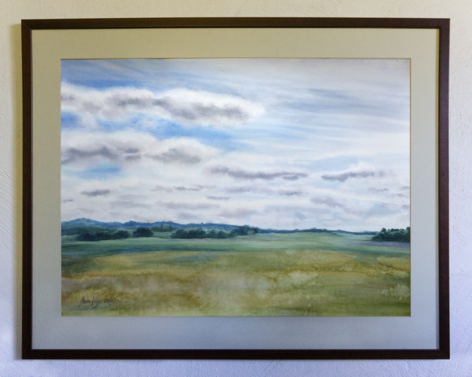 Akvarellmaal - Kodukandi väljad