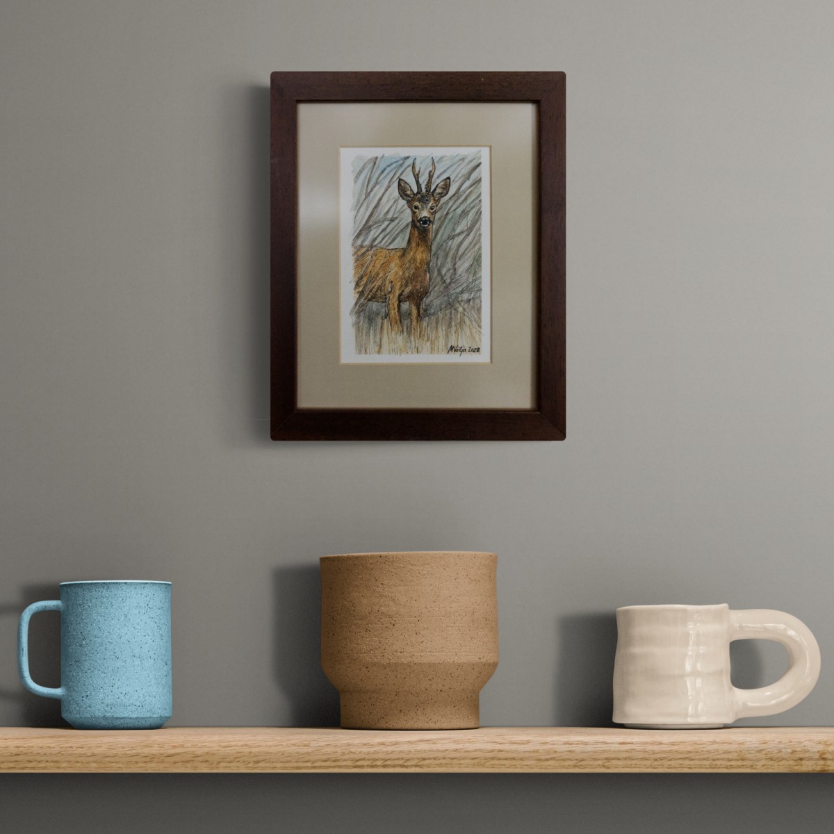 Illustratsioon Kohtumine metskitsega interjööris