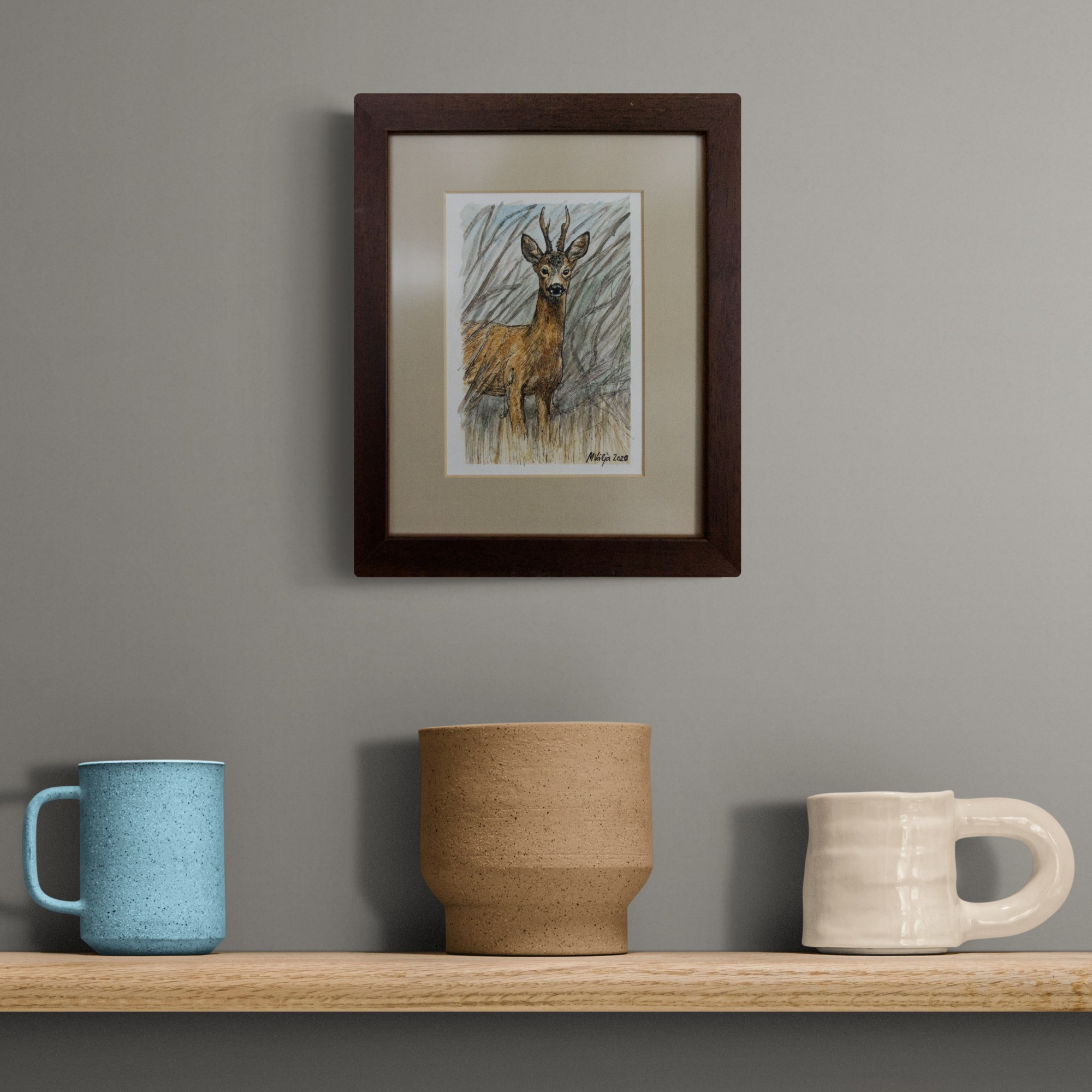 Illustratsioon Kohtumine metskitsega interjööris