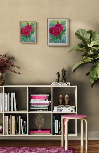 Postrid pojengid - suvenostalgia erinevad suurused interjööris