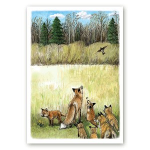 Rebastega poster kunstnik Maria Välja illustratsiooni põhjal.